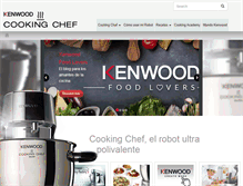 Tablet Screenshot of cookingchef.es